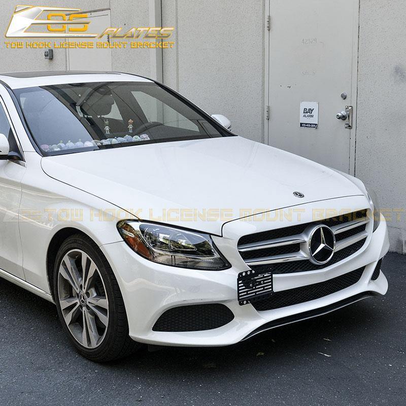 EOS 2015-Up Mercedes-Benz C-Class W205 Tow Hook License Plate Mount Bracket - Image 1
