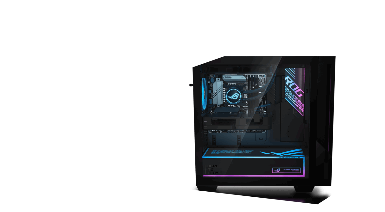 ASUS ROG G700 Side View Tempered Glass