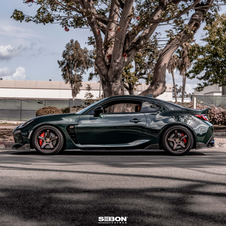 Seibon MB-Style Carbon Fiber Side Skirts for 2022-2025 Toyota GR86 / Subaru BRZ