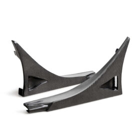 Seibon MB-Style Carbon Fiber Front Side Skirt Extensions For 2023-2025 Honda Civic Type R