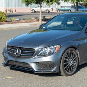 Extreme Online Store EOS -Benz C-Class W205 AMG Carbon Fiber Front Splitter Lip - Image 3