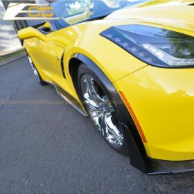 EOS 2014-2019 Chevrolet Corvette C7 Stingray/Z51 Front Splitter Lip & Side Skirts Kit - image 7