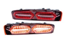 XB LED Tail Lights: Chevrolet Camaro (16-18 / Red Lens Facelift / Set) (1)