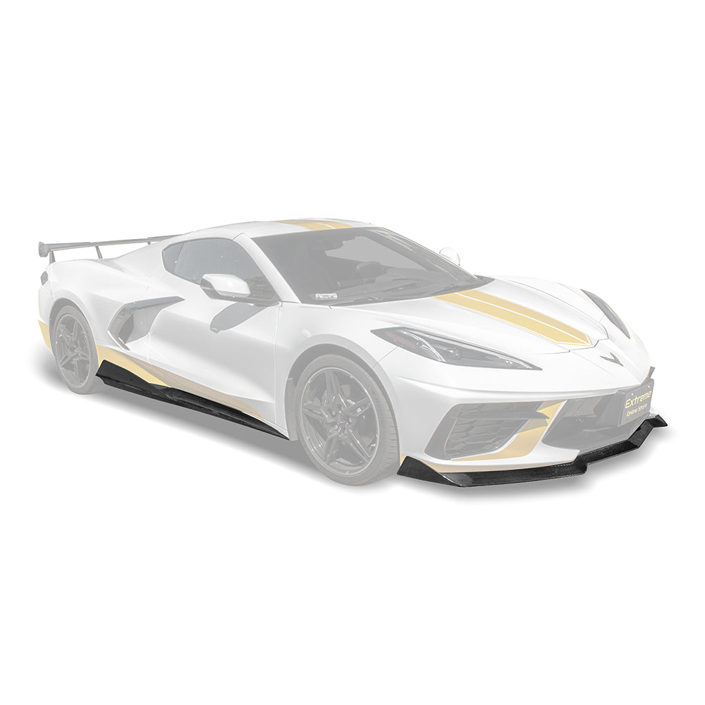 Extreme Online Store Corvette C8 Stingray Front Splitter & Side Skirts [5VM Package]