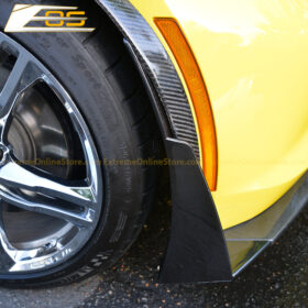 Extreme Online Store Corvette C7 DRY CARBON FIBER Front Fender Flares Wheel Trim - Image 10
