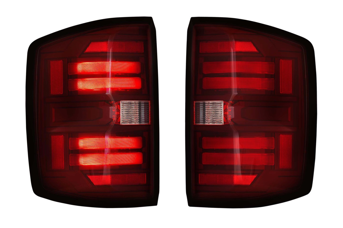 14-18 Chevrolet Silverado 1500 XB LED Tail Lights (Red) (1)