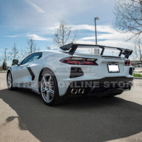 Extreme Online Store 5VM Package Corvette C8 Stingray DRY CARBON FIBER Rear Spoiler - Image 6