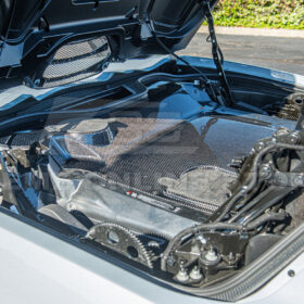Corvette C8 HTC DRY Carbon Fiber Engine Bay Panel Cover - image 9
