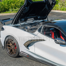 Corvette C8 HTC DRY Carbon Fiber Engine Bay Panel Cover - image 5