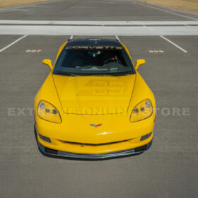 Extreme Online Store Corvette C6 Base Model ZR1 Conversion Front Splitter Lip - Image 6