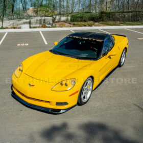 Extreme Online Store Corvette C6 Base Model ZR1 Conversion Front Splitter Lip - Image 4