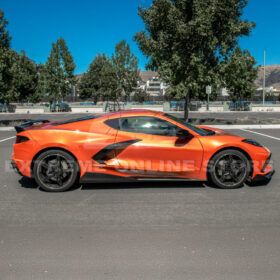 Extreme Online Store Corvette C8 DRY CARBON FIBER 5VM Side Skirts - Image 7
