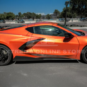 Extreme Online Store Corvette C8 DRY CARBON FIBER 5VM Side Skirts - Image 9