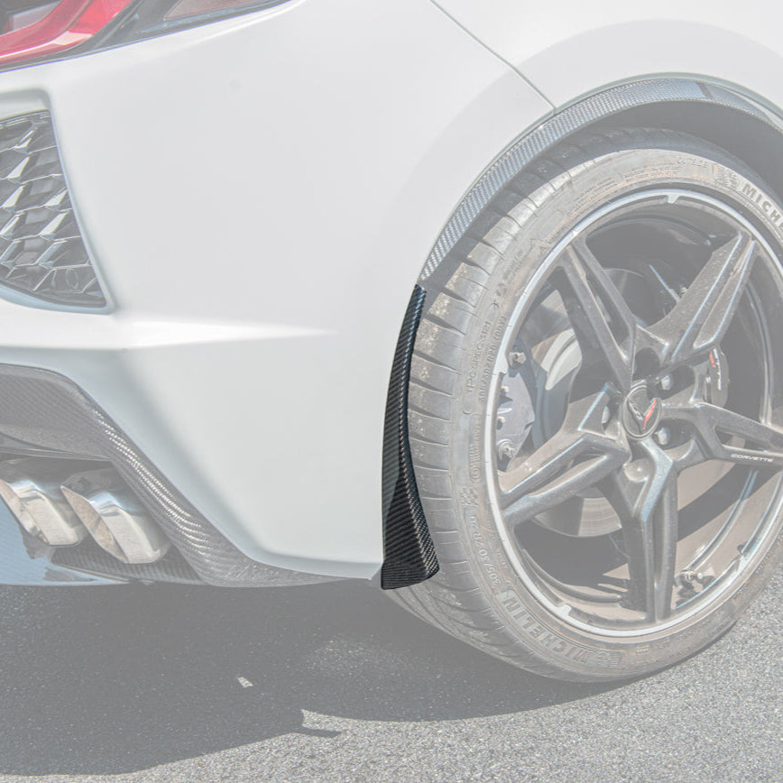Extreme Online Store Corvette C8 Stingray XL Extended Rear Splash Guard