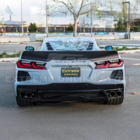 Extreme Online Store Ducktail Package Corvette C8 Stingray Rear Trunk Spoiler - Image 9