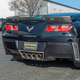 Extreme Online Store Corvette C7 Z06 Stage 3 Carbon Fiber Rear Spoiler W/ Wickerbill Extension - Image 3