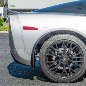 Extreme Online Store Corvette C6 Base Rear Splash Guards Mud Flaps - Image 5