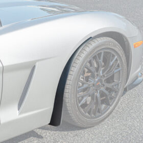 Extreme Online Store Corvette C6 Base Front Guards Mud Flaps - Image 4