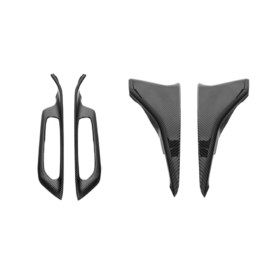Extreme Online Store Corvette C8 DRY CARBON FIBER Window Switch Trim & Pillar Panel Cover - Image 2