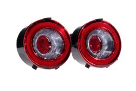XB LED Tail Lights: Corvette C6 (05-13 / Red Lens / Set) (1)