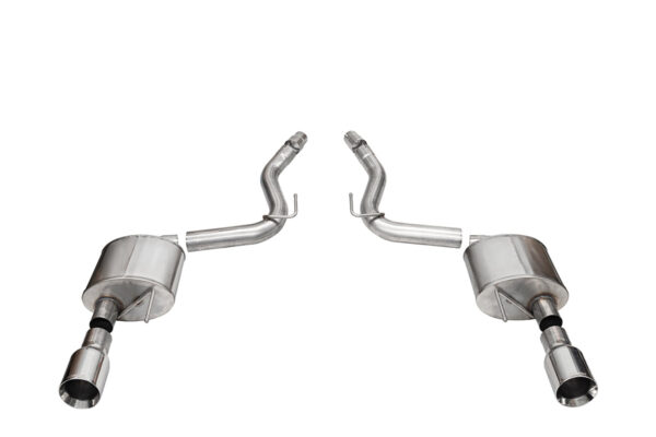 Corsa Axle-Back Exhaust - 2024-2026 Mustang GT S650 Non-Active Straight Tips 21253