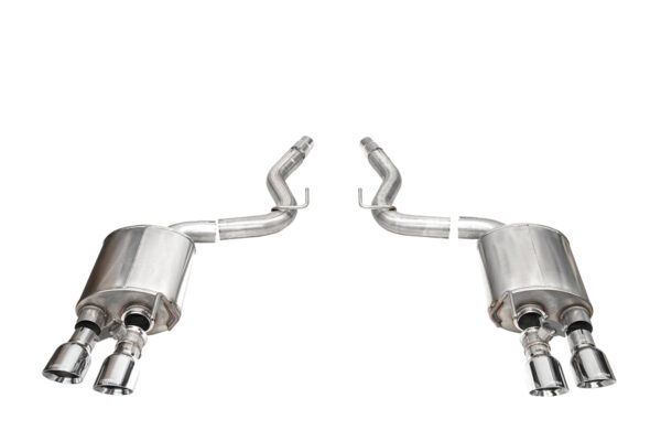 Corsa Sport Valved Axle-Back Exhaust - 2024-2026 Mustang Dark Horse S650 Slash Tips 21267