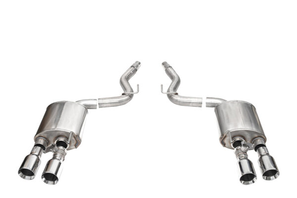 Corsa Sport Valved Axle-Back Exhaust - 2024-2026 Mustang Dark Horse S650 Straight Tips 21268