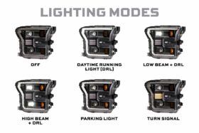 15-17 Ford F-150 XB Hybrid LED Headlights (7)