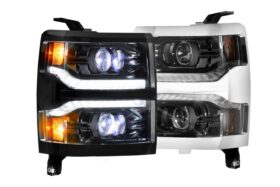 XB LED Headlights: Chevrolet Silverado 1500 (14-15 / Set) (1)