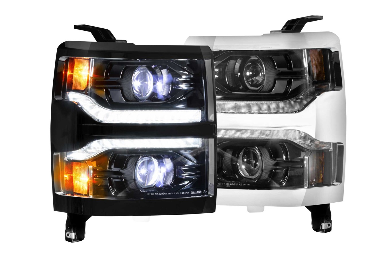 XB LED Headlights: Chevrolet Silverado 1500 (14-15 / Set) (1)