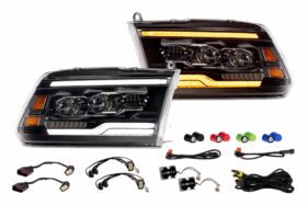 09-18 Dodge Ram 1500 XB Evo LED Headlights (1)