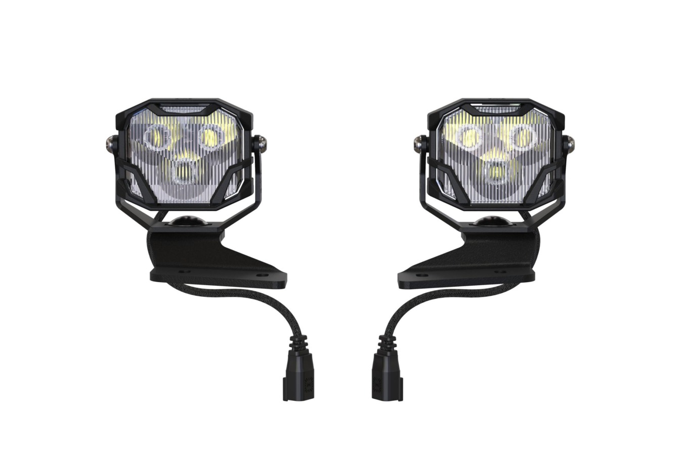 4Banger LED Ditch Light System: 21-26 Ford Bronco (2)
