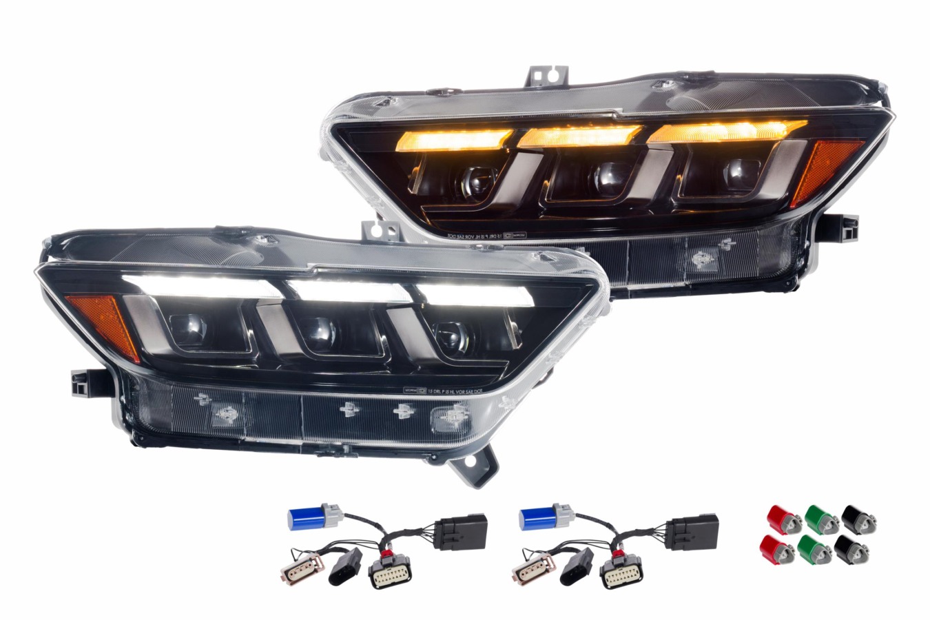 XB LED Headlights: Ford Mustang (15-17 / Gen II / Set) (1)