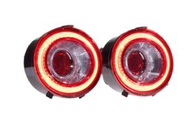 XB LED Tail Lights: Corvette C6 (05-13 / Red Lens / Set) (3)