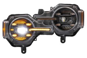 XB LED Headlights: Ford Bronco (21+ / Amber DRL / Set) (1)