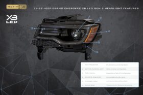 XB LED Headlights: Jeep Grand Cherokee (14-22 / Gen II / Set) (6)