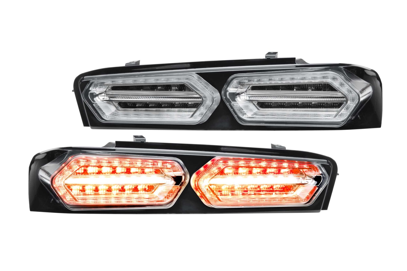 XB LED Tail Lights: Chevrolet Camaro (16-18 / Smoked Lens Facelift / Set) (1)