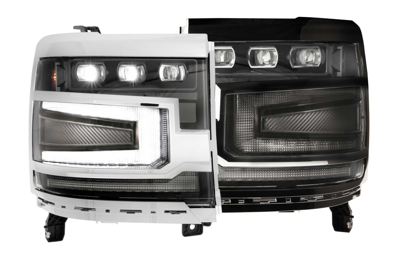 XB LED Headlights: Chevrolet Silverado 1500 (16-18 / Set) (1)
