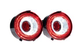 XB LED Tail Lights: Corvette C6 (05-13 / Red Lens / Set) (4)