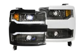 XB LED Headlights: Chevrolet Silverado HD (16-19 / Set) (1)