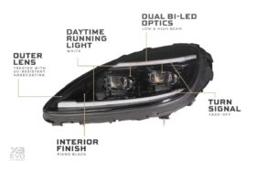 XB Evo Hybrid Headlights: 05-13 Corvette C6 (Set) (6)