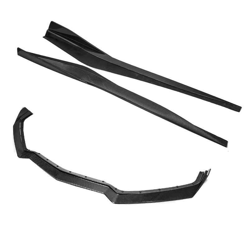 Extreme Online Store Corvette C8 Stingray Front Splitter & Side Skirts [5VM Package] - Image 2