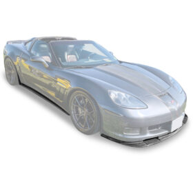 Corvette C6 Grand Sport / Z06 Front Splitter Lip & Side Skirts Rocker Panels - image 2