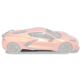 Extreme Online Store Corvette C8 DRY CARBON FIBER 5VM Side Skirts - Image 3