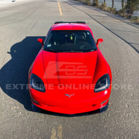 Corvette C6 Base Model Extended Front Splitter Lip & Side Skirts Rocker Panels - image 7