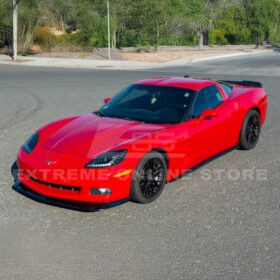Corvette C6 Base Model Extended Front Splitter Lip & Side Skirts Rocker Panels - image 9