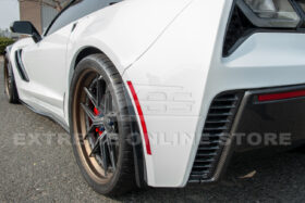 Extreme Online Store Corvette C7 Extended Rear Splash Guards Mud Flaps - Image 9
