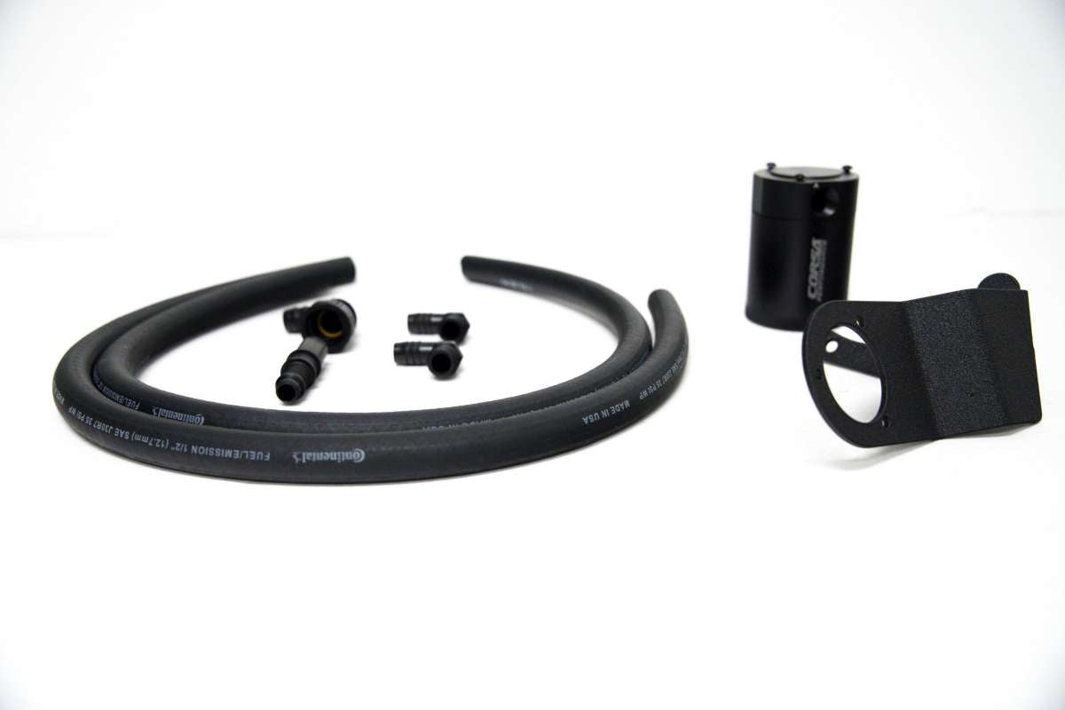 Corsa Oil Catch Can Kit - 2024-2026 Mustang GT Dark Horse S650 5.0L Coyote CC0021