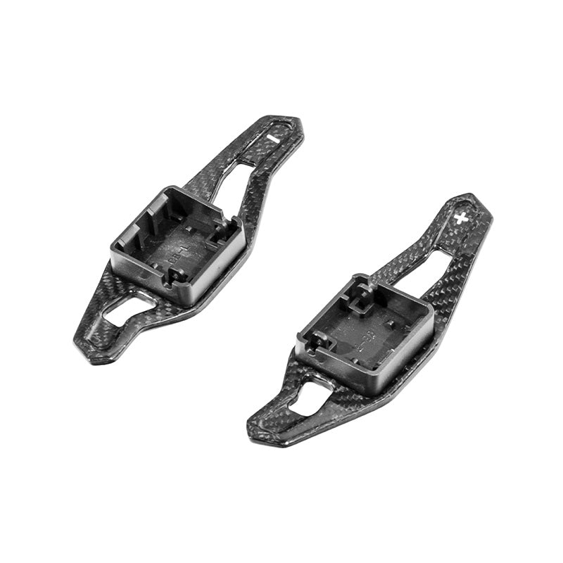 Extreme Online Store EOS Corvette C8 Style CARBON FIBER Steering Wheel Paddle Shifter for C8 Corvette - Image 2