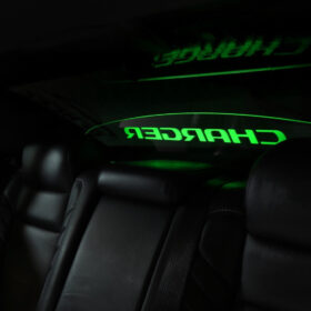 WindRestrictor 2006-Up Dodge Charger Rear Add On Glow Plate - image 5